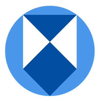 Logo of the Blue Shield Movement (the blue and white shield of the Convention in a paler blue circle)